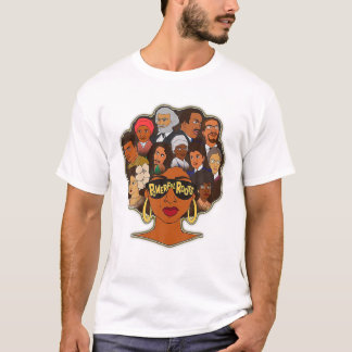 Camiseta Poderosas Raízes História Negra Mês Eu Amo Minhas