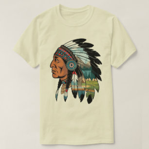 Camiseta Poderoso chefe nativo americano