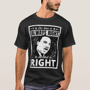 Camiseta Poderoso Martin Luther King Jr., Citação, Sofrida