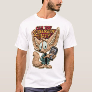 Camiseta Podes Capturar essa Embroideria Divertida de uma R