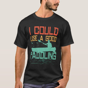 Camiseta Podia Usar Um Barco De Remoção Depois De Padd