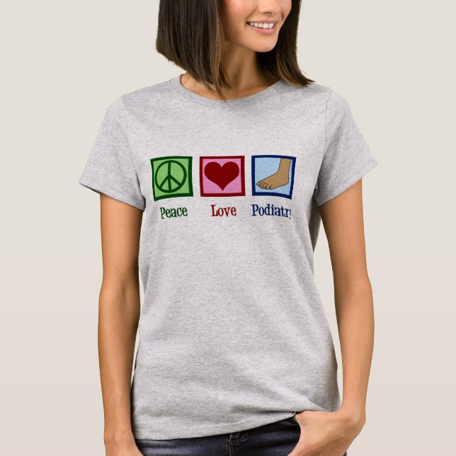 Camiseta Podiatria do Amor pela Paz (Frente)