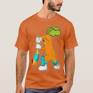 Camiseta podridão no Cricket com morcego de Cricket