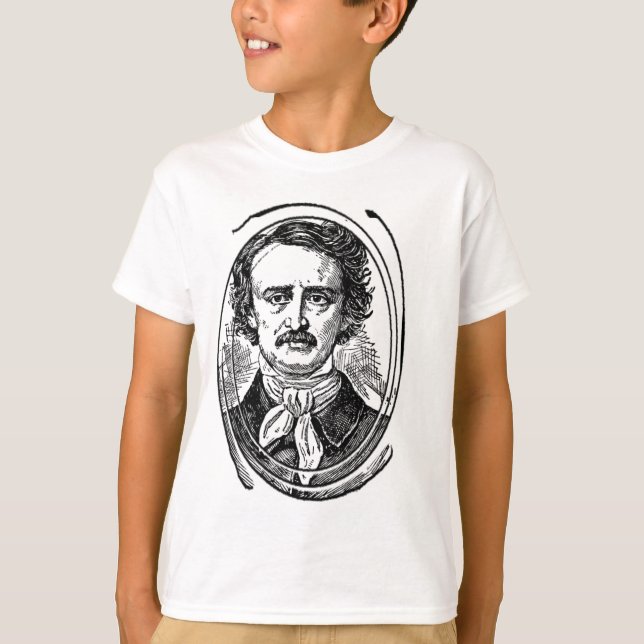 Camiseta Poe 2~~~Edgar Allen Poe~~~~Arte Alterada (Frente)