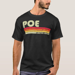 Camiseta Poe Surname Funny Retro Vintage 80s 90s Aniversári