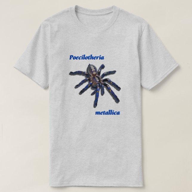 Camiseta Poecilotheria Metallica Tarantula (Frente do Design)