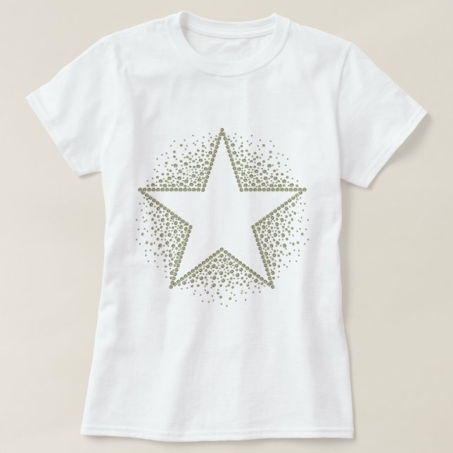 Camiseta Poeira de estrela (Frente do Design)
