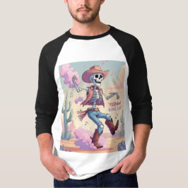 Camiseta Poeira de Osso Yeehaw – Divertindo-se no Deserto!