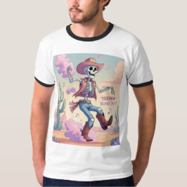 Camiseta Poeira de Osso Yeehaw – Divertindo-se no Deserto!