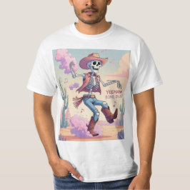 Camiseta Poeira de Osso Yeehaw – Levantando Diversão no Des