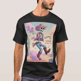 Camiseta Poeira de Osso Yeehaw – Levantando Diversão no Des