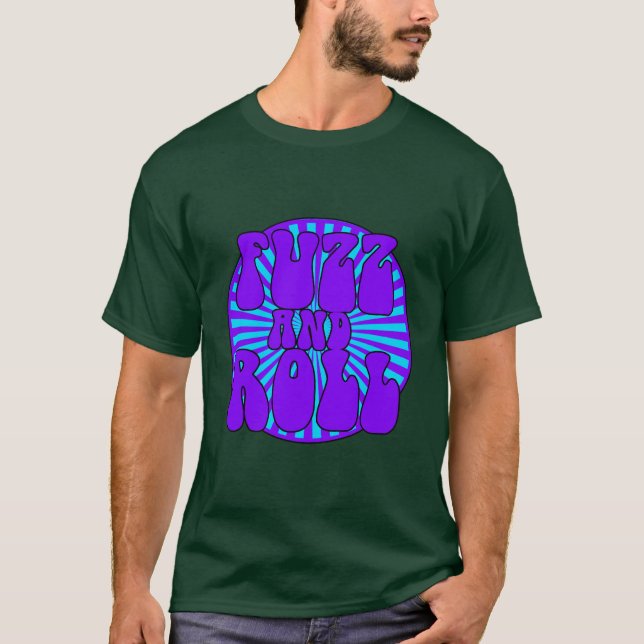 Camiseta poeira de papel e rolo (Frente)