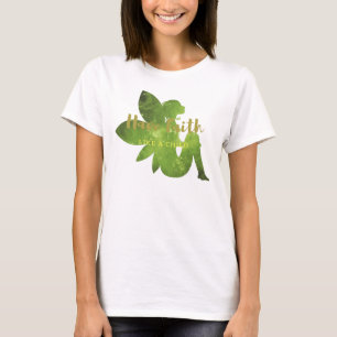 Camiseta Poeira do duende da confiança da "fé"…