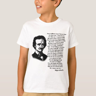 Camiseta Poema de Edgar Allan Poe SOZINHO