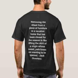 Camiseta Poema de Jack Quarters Hankamer Artjunkhaus Paz Ar