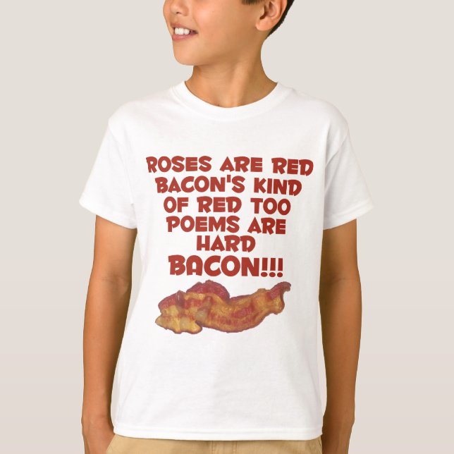 Camiseta Poema do bacon (Frente)