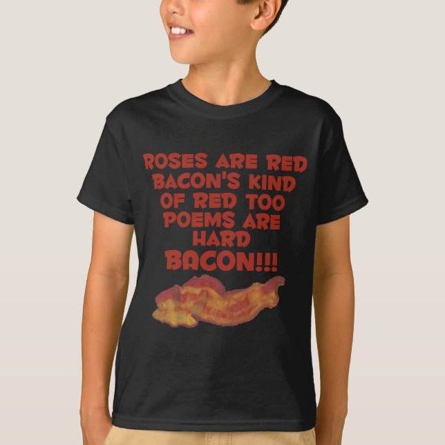 Camiseta Poema do bacon (Frente)
