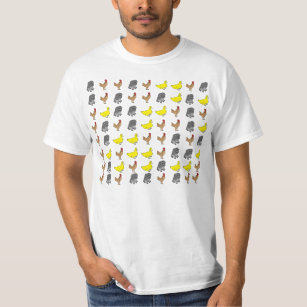 Camiseta Poemas líricos do pato do macaco da galinha