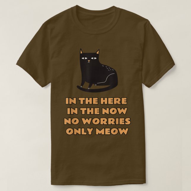 Camiseta Poesia de gato preto bonito, citação de gato preto (Frente do Design)
