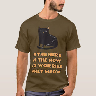 Camiseta Poesia de gato preto bonito, citação de gato preto