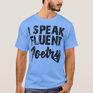 Camiseta Poesia eu falo poesia fluente