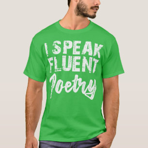 Camiseta Poesia eu falo poesia fluente w