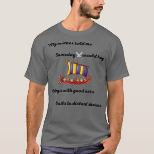 Camiseta Poesia selecionada da série Vikings