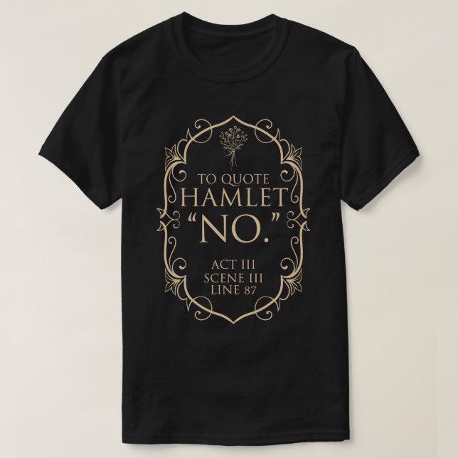 Camiseta Poeta 24 da literatura de Shakespeare (Frente do Design)
