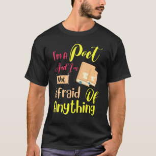 Camiseta Poeta Não Tem Medo De Nada De Leitor De Poesia G