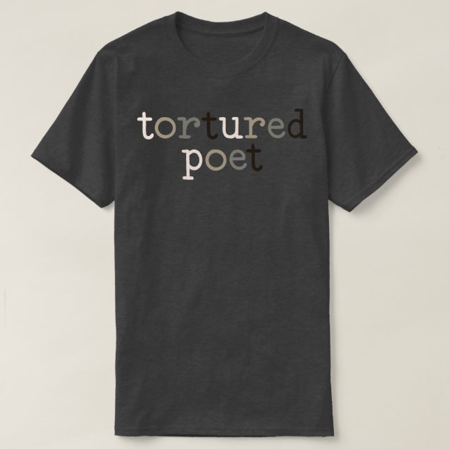 Camiseta poeta torturada TShirt 2 (Frente do Design)