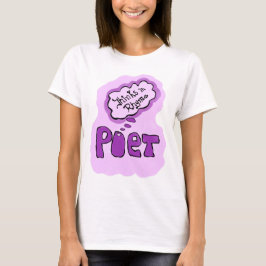 Camiseta Poetas Pensam Em Rima