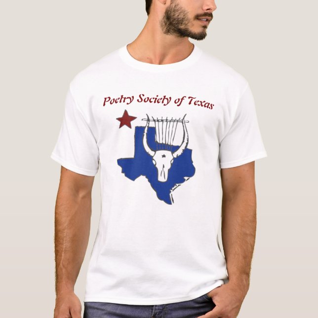 Camiseta Poetry Society of Texas Official T-shirt (Frente)