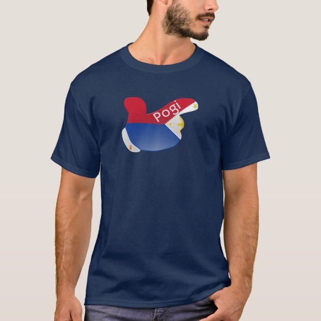 Camiseta Pogi "Bonitão", Filipino, Pinoy Humorous (Frente)