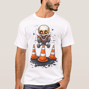 Camiseta Pogo Bones � Esqueleto Louco em Movimento