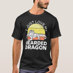 Camiseta Pogona Réptil Lagarto Barbudo Dragão Barbudo