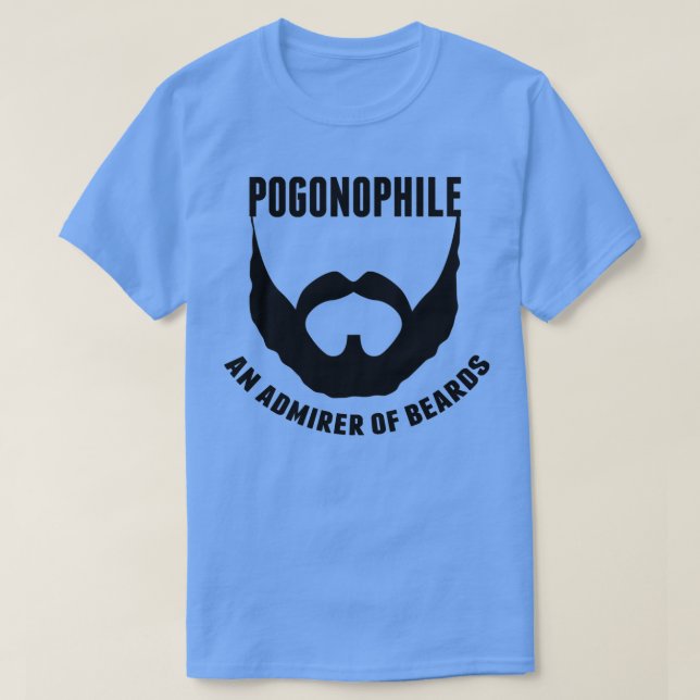 Camiseta Pogonophile Beard Lover (Frente do Design)
