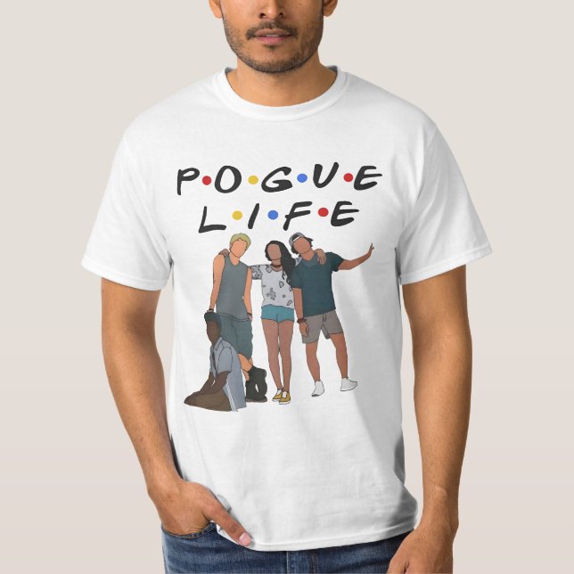 Camiseta " Pogue Life Outer Banks Shirt OBX Carolina do Nor (Frente)