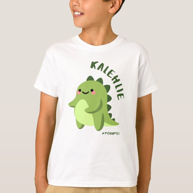 Camiseta Pohnpei Pacific Islander "Olá!" (Frente)