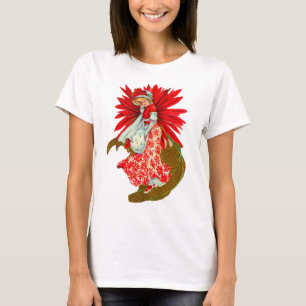 Camiseta Poinsettia Girl