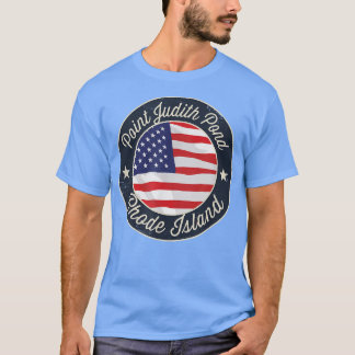 Camiseta Point Judith Pond - Patriotic Rhode Island Souveni