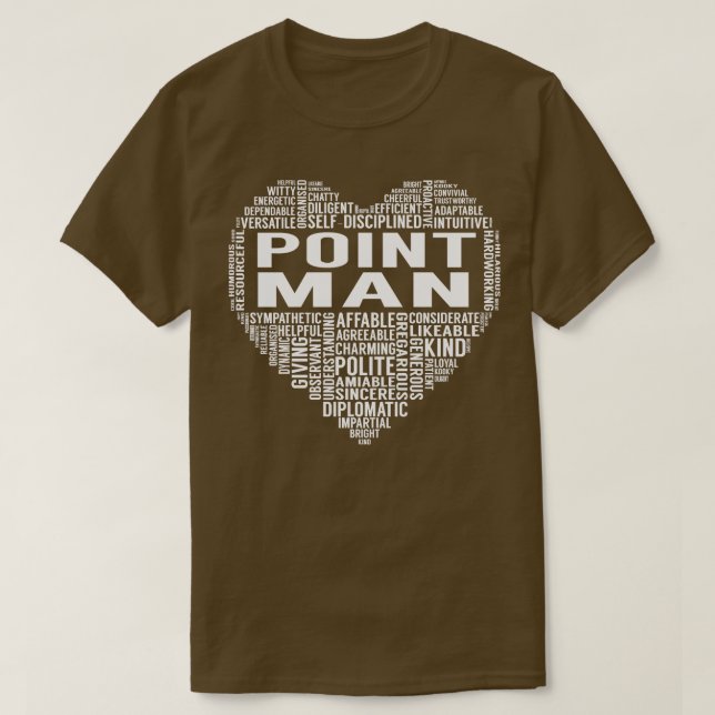 Camiseta Point Man Heart (Frente do Design)