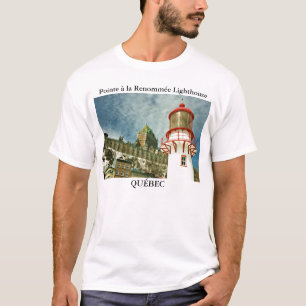 Camiseta Pointe à la Renommée Lighthouse, T-Shirt do Québec