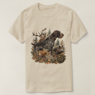 Camiseta Pointer Alemão de Pelo Cabeludo