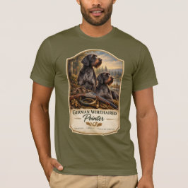 Camiseta Pointer Alemão de Pelo Cabeludo