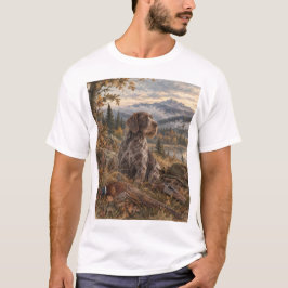 Camiseta Pointer Alemão de Pelo Cabeludo