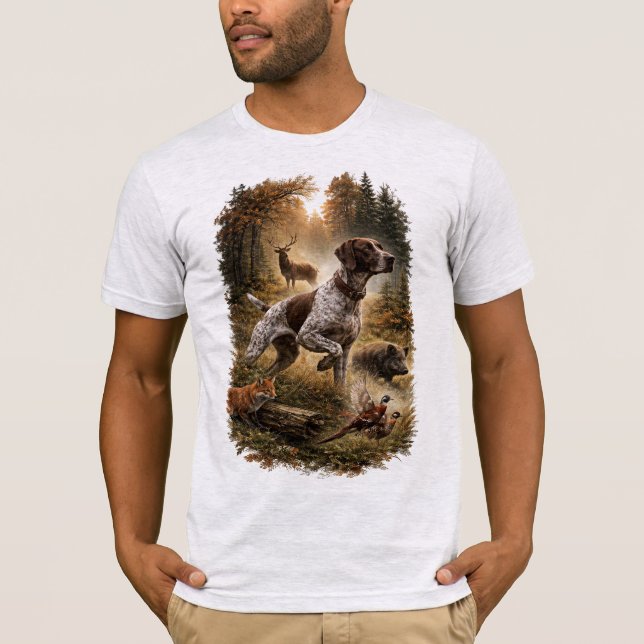 Camiseta Pointer Alemão de Pelo Curto (Frente)