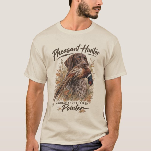 Camiseta Pointer Alemão de Pelo Curto  (Frente)