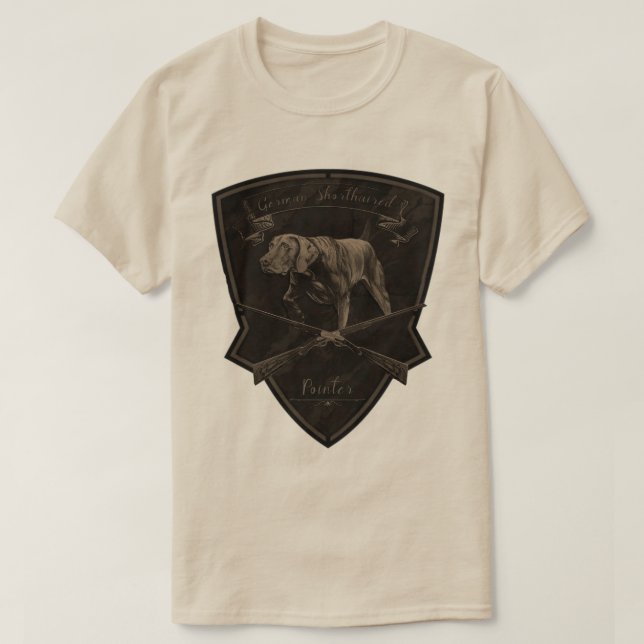 Camiseta Pointer Alemão de Pelo Curto  (Frente do Design)