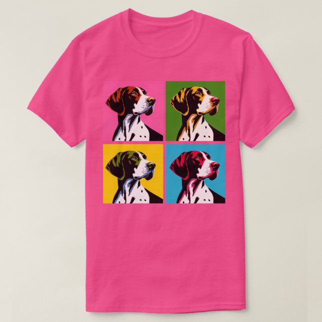 Camiseta Pointer Art Dog Lovers (Frente do Design)