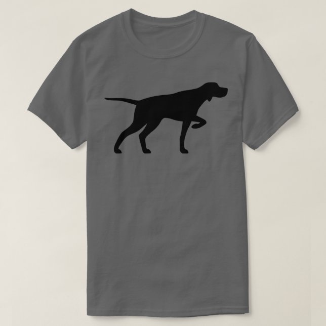Camiseta Pointer Dog Silhouettes (Frente do Design)